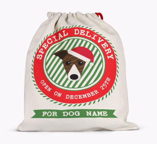 Special Delivery: Personalised {breedFullName} Santa Sack